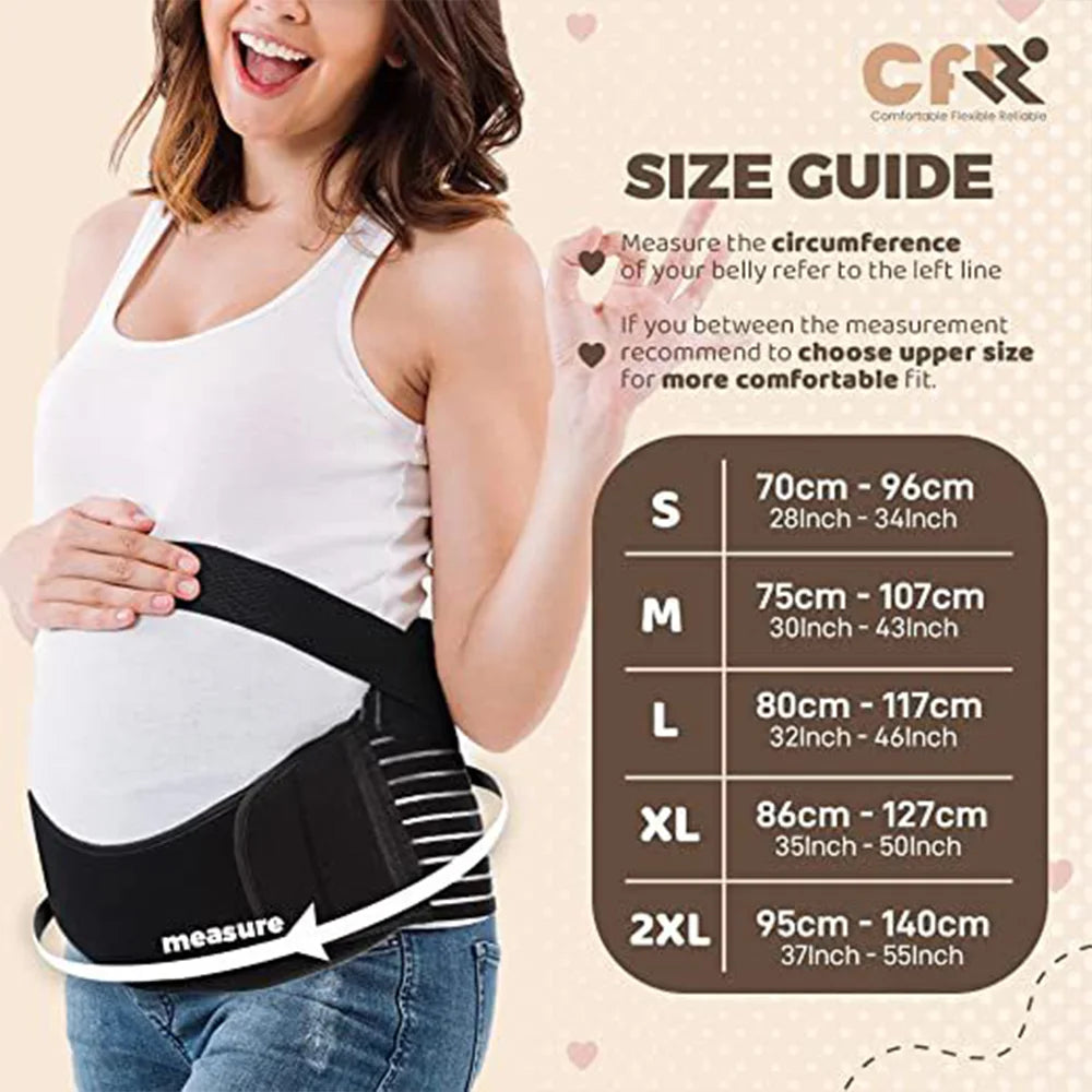 Pregnant Women Support Belly Band Back Clothes Belt Adjustable Waist Care Maternity Abdomen Brace Protector Pregnancy